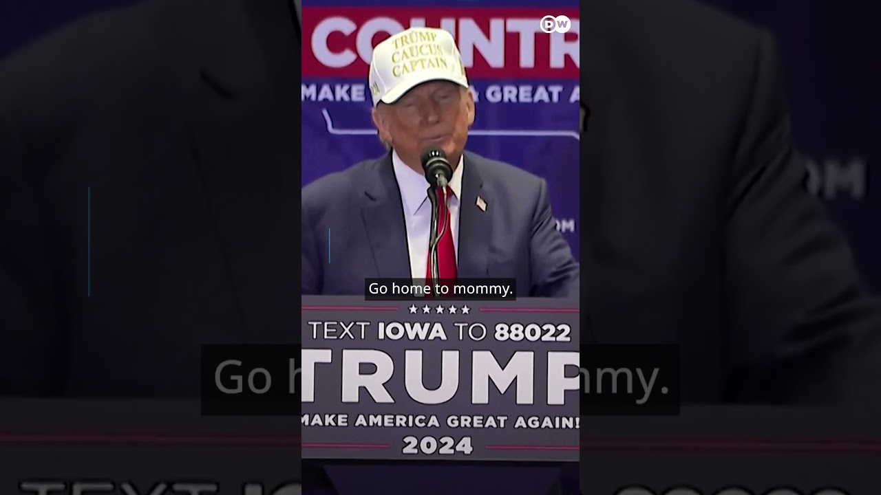 Climate activists disrupt Trump rally in Iowa | DW News