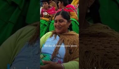 Bolivia's coca leaf chewing day: country pushes for global coca leaf decriminalization | DW News