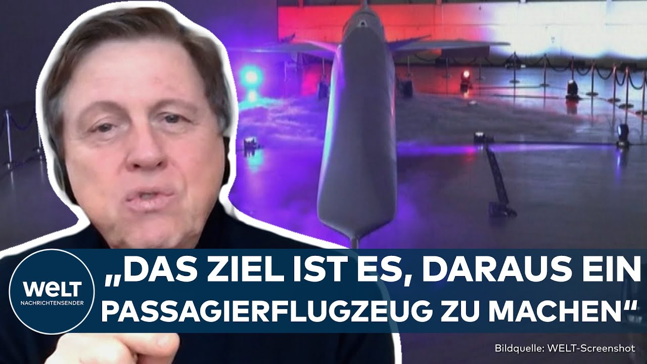 NASA: Neues Überschallflugzeug "X-59" | Knall "um den Faktor 1000 geringer, als bei der Concorde"