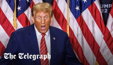 Trump puts on heavy French accent to mock Emmanuel Macron