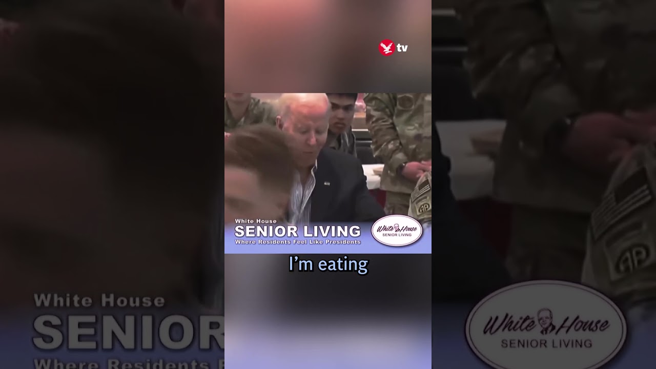 Bizarre Trump campaign advert mocks Biden's age #shorts