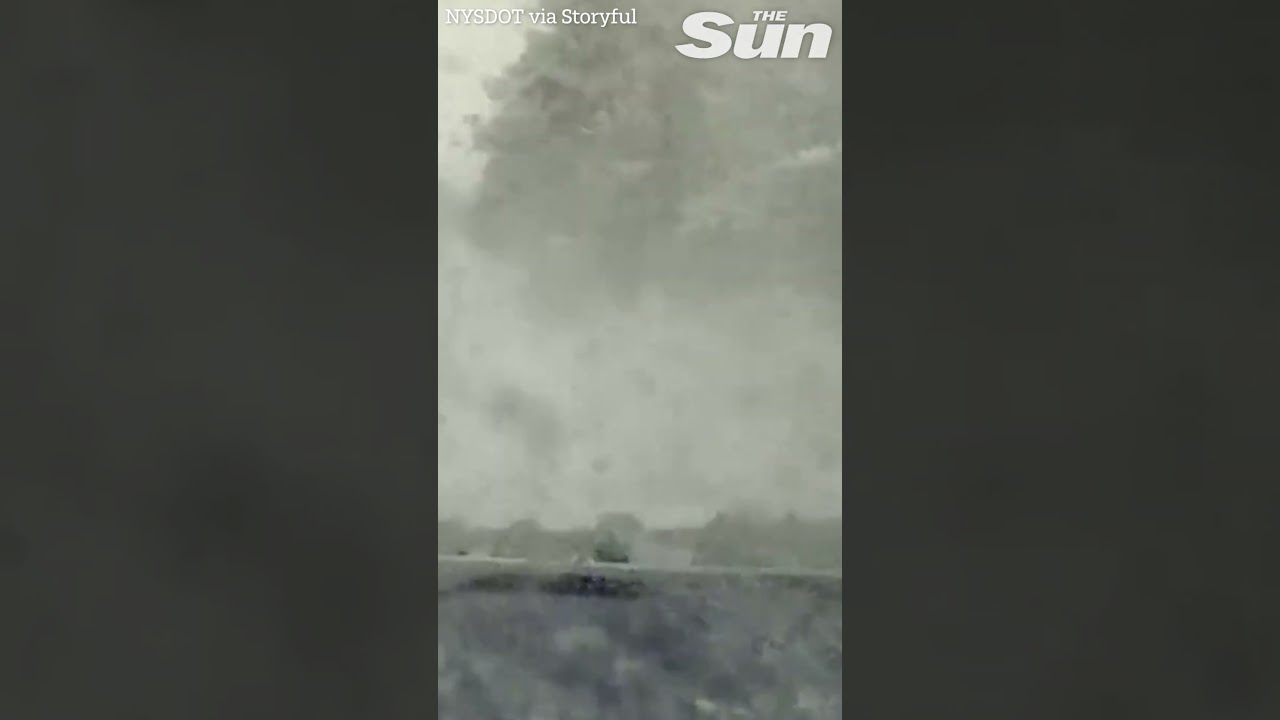 Driver crashes into snowplow after losing control on icy road