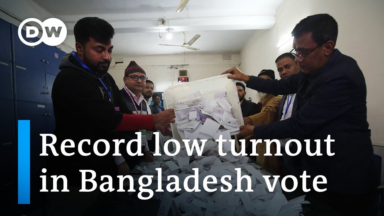 How legitimate is Sheikh Hasina's win in Bangladesh amid low turnout? | DW News