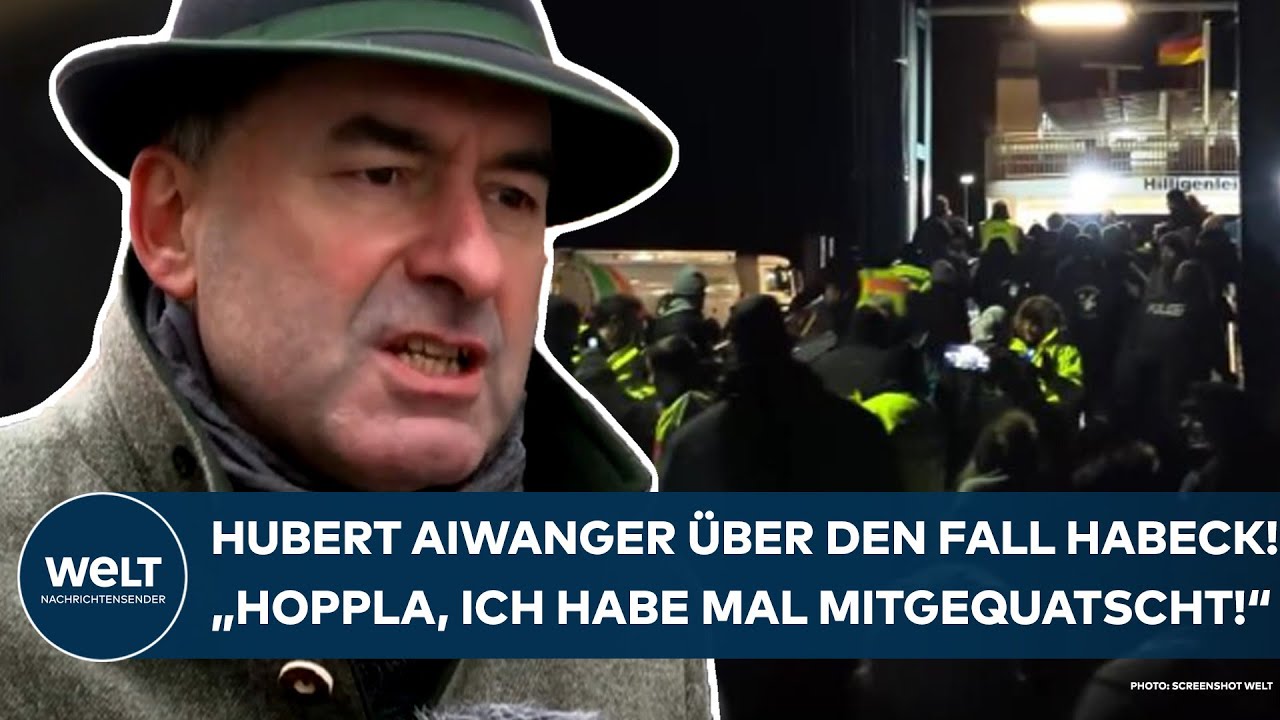 HUBERT AIWANGER: Gewaltsam Fähre von Robert Habeck gestoppt? "Hoppla, ich auch mal mit gequatscht!"