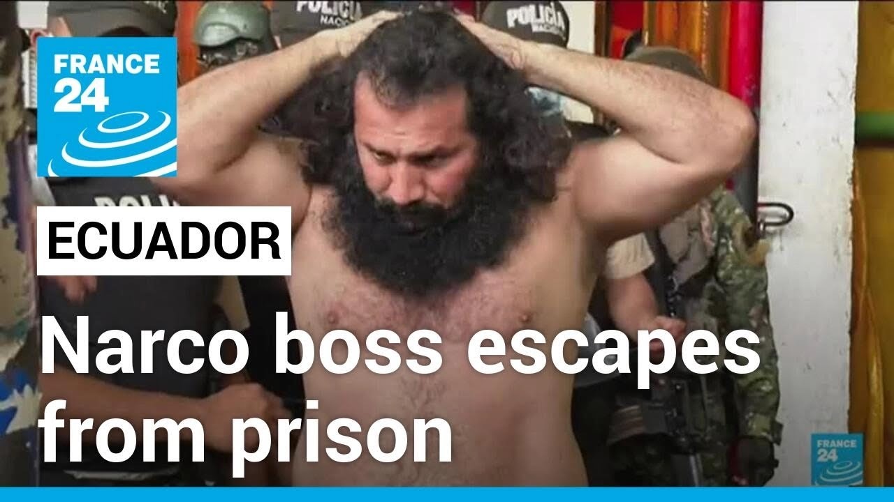 Ecuador under state of emergency after narco boss escapes prison • FRANCE 24 English