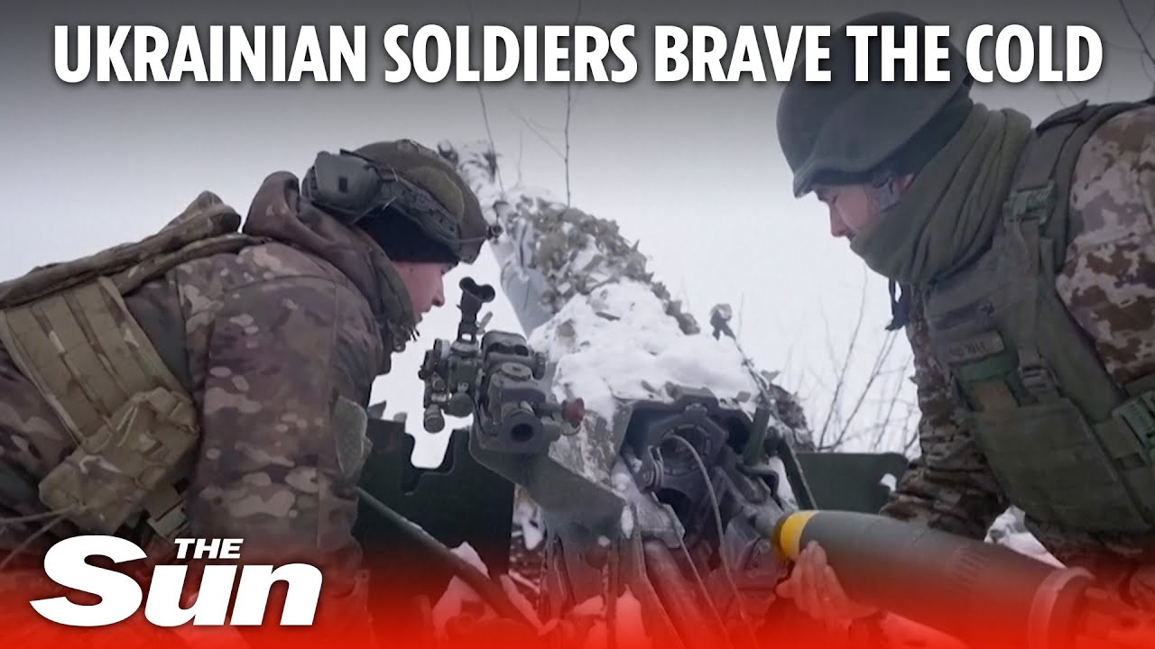 Cold weather aids Ukrainian artillerymen against Russian forces near Bakhmut