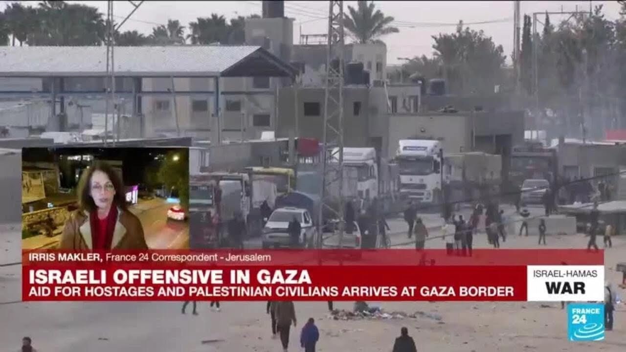 Fraught delivery of Gaza aid 'shows how hard it is to do a good deed in the context of this war'