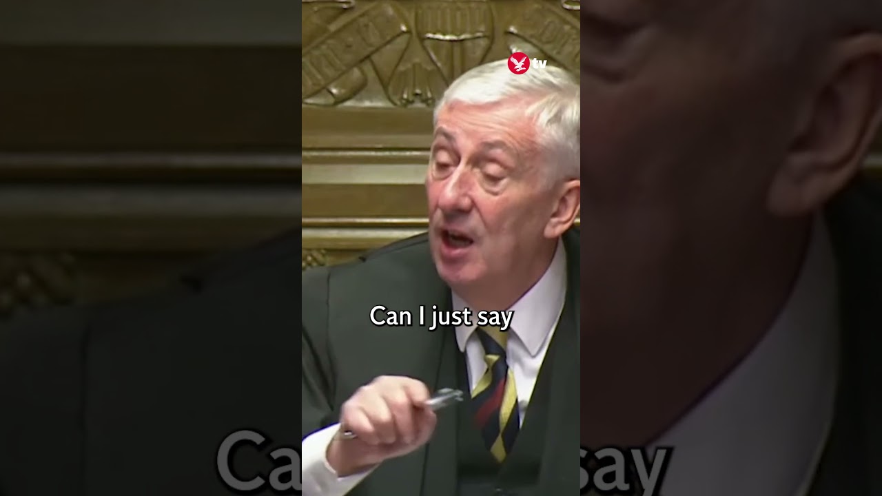 Speaker Hoyle commands a busy PMQs #shorts