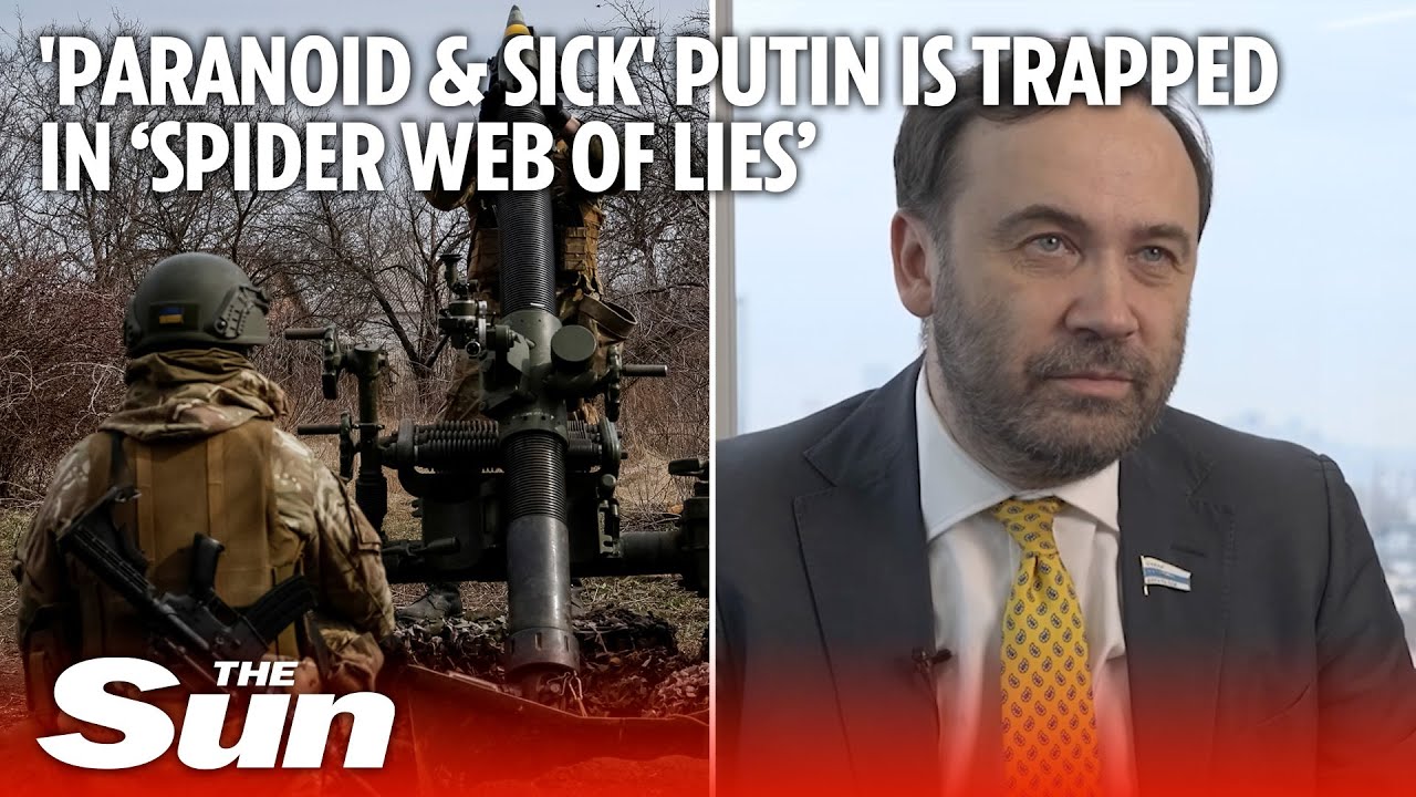 'Paranoid & sick' Putin is trapped in ‘spider web of lies’ says former Russian MP