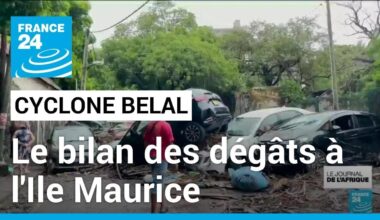 Île Maurice : les dégâts après le passage du cyclone Belal • FRANCE 24