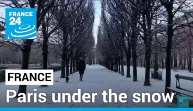 Parisians and tourists revel as snow blankets France's capital • FRANCE 24 English