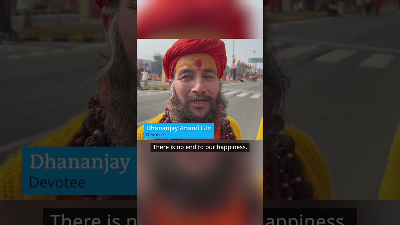 Modi takes part in ceremony opening temple in Ayodhya | DW Shorts