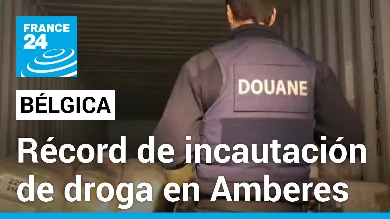 Bélgica: Amberes registra récord de incautación de cocaína con un total de 116 toneladas