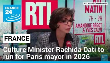 France's controversial culture minister to run for Paris mayor in 2026 • FRANCE 24 English