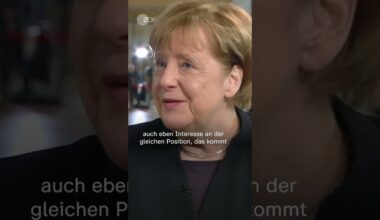 Angela Merkel über Wolfgang Schäuble | #shorts #interview #merkel