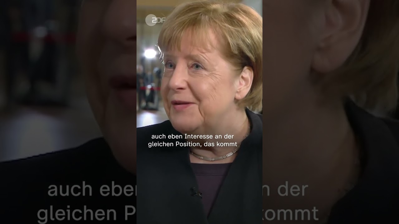 Angela Merkel über Wolfgang Schäuble | #shorts #interview #merkel