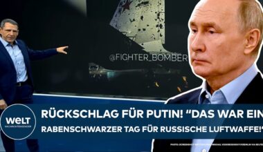 UKRAINE-KRIEG: Rückschlag für Putin! "Das war ein rabenschwarzer Tag für die russische Luftwaffe!"