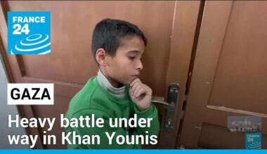 Israeli forces pound Khan Younis near major Gaza hospital • FRANCE 24 English