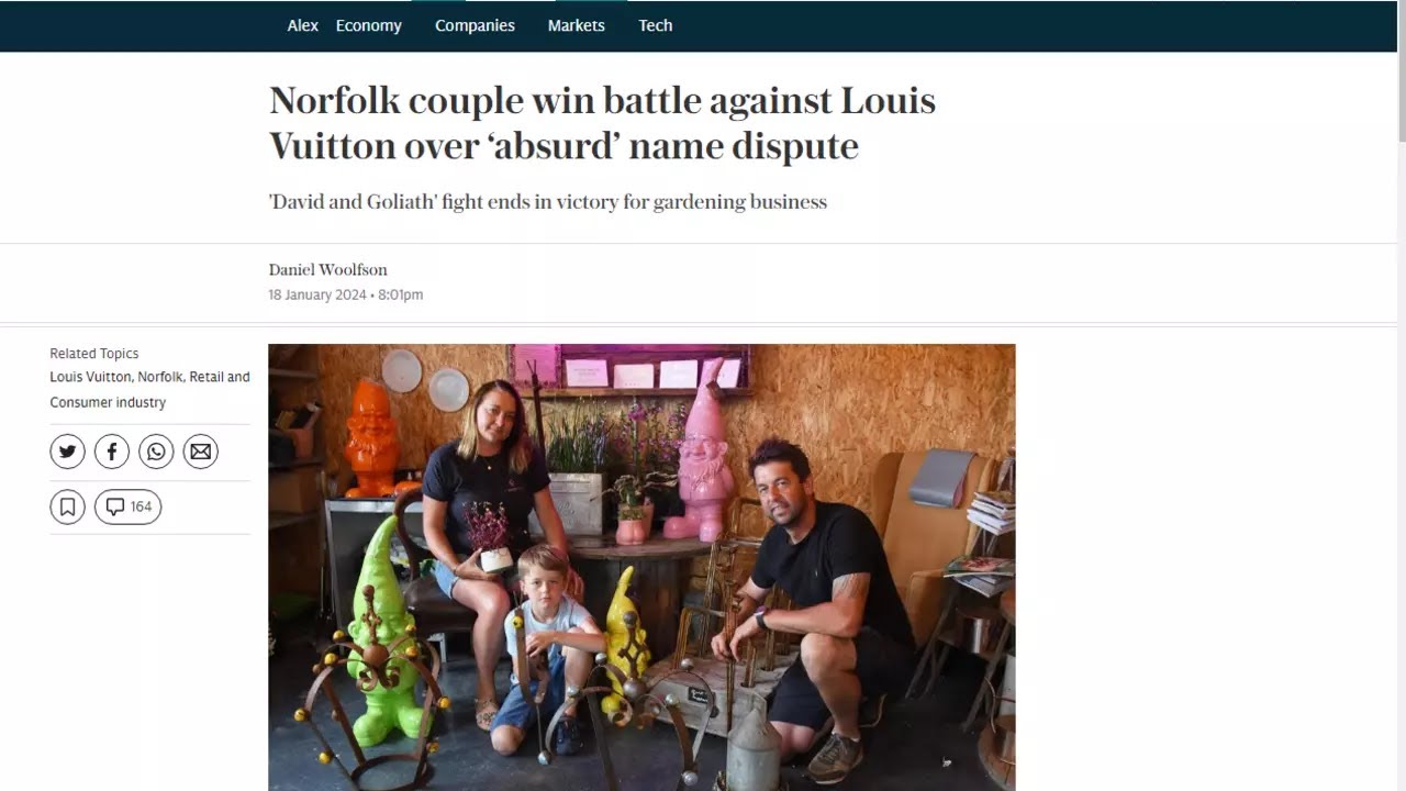 British gardening business LV Bespoke wins trademark lawsuit against LVMH • FRANCE 24 English