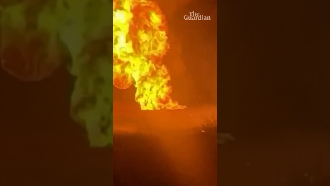 Kharkiv in flames after Russian missile onslaught