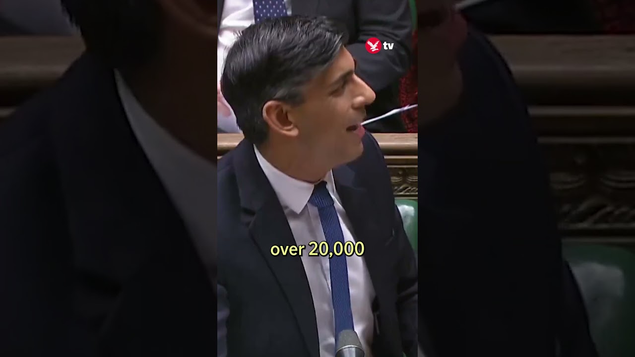 PMQS: Sunak dodges Rwanda question three times #news #shorts