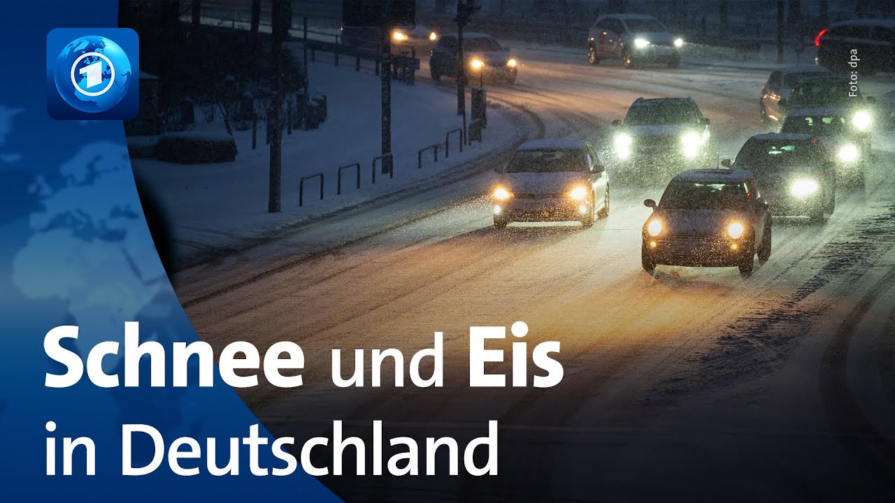 Schnee und Eis sorgen für Staus und Unfälle
