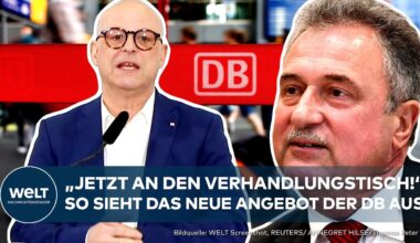 TARIFVERHANDLUNGEN: Neues Angebot! Das bietet die Bahn der Lokführergesellschaft GDL an
