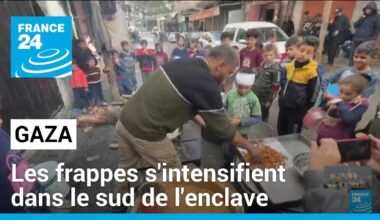 Gaza : les frappes s'intensifient dans le sud de l'enclave palestinienne • FRANCE 24