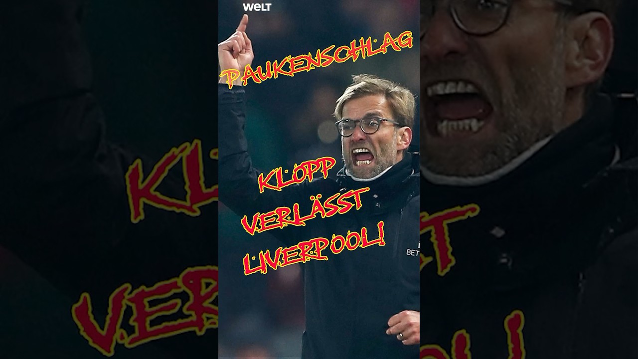 EILMELDUNG: Jürgen Klopp verlässt Liverpool! #shorts