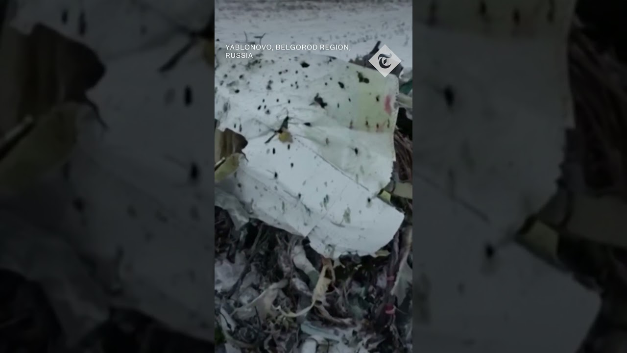 Russian investigators examine IL-76 crash site in Belgorod