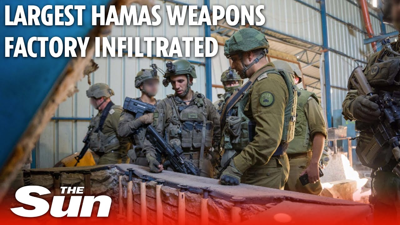 Israel Hamas War: IDF infiltrates 'largest Hamas terrorist weapons factory'