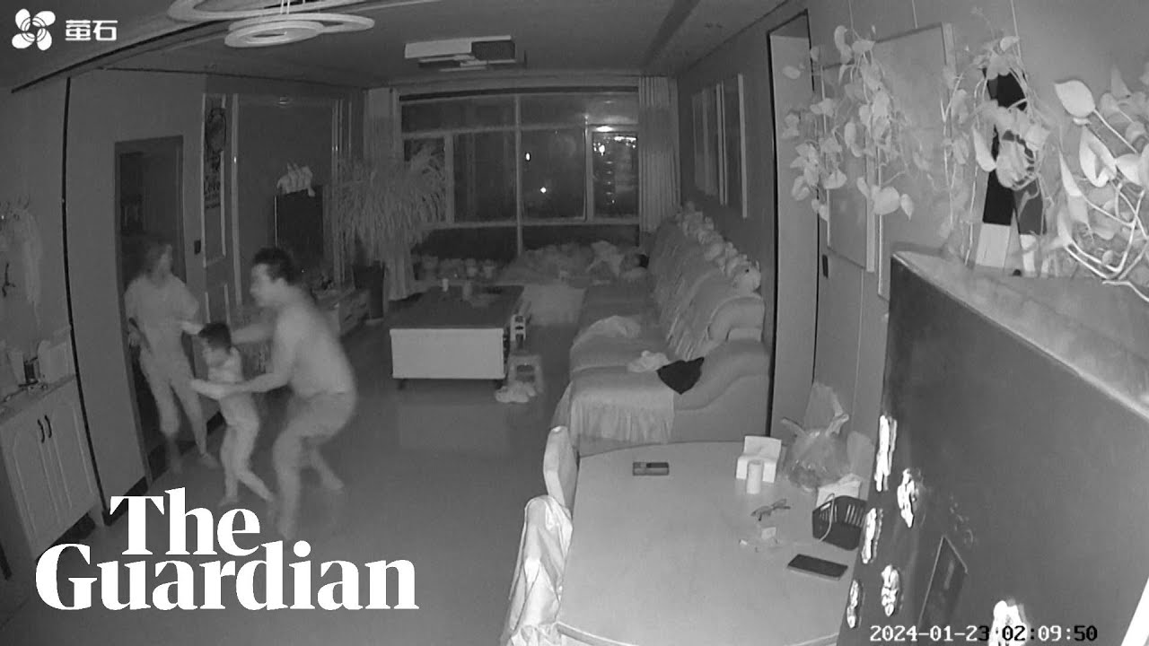 CCTV captures rushed evacuations as earthquake hits China-Kyrgyzstan border