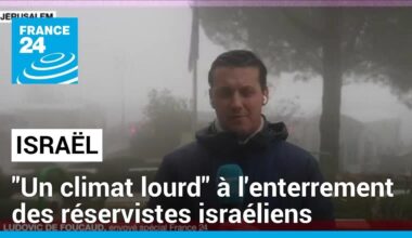 Jérusalem : l'enterrement des réservistes israéliens tués à Gaza • FRANCE 24
