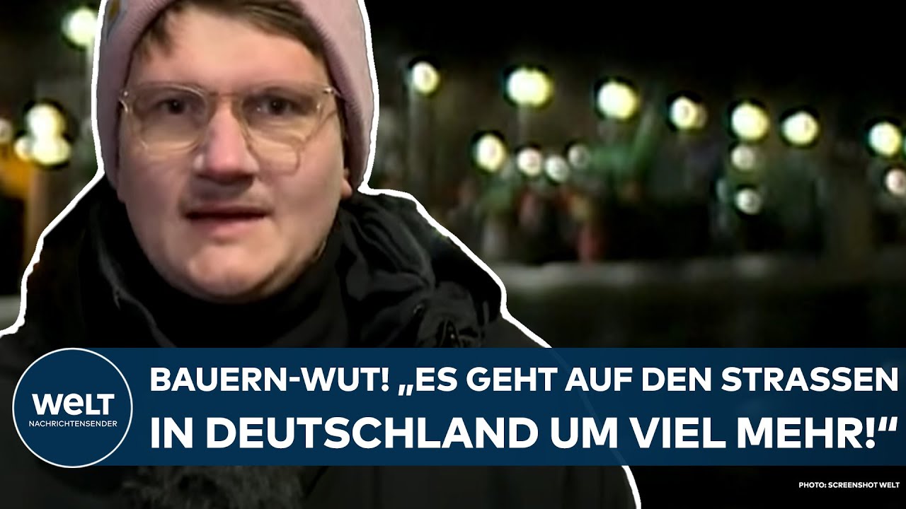 DEUTSCHLAND: "Es geht auf den Straßen um viel mehr!" Neue Bauern-Proteste am Montag!