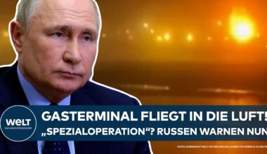 PUTINS KRIEG: Gasterminal explodiert! "Spezialoperation" vom Geheimdienst der Ukraine? Russen warnen