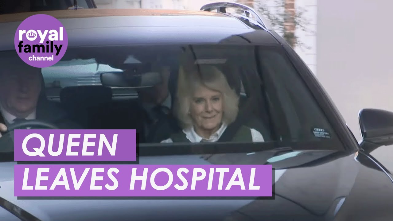 Warm Exit: Queen Camilla Departs with a Smile After Hospital Visit