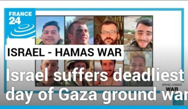 Israel loses 24 soldiers in deadliest day of Gaza ground war • FRANCE 24 English