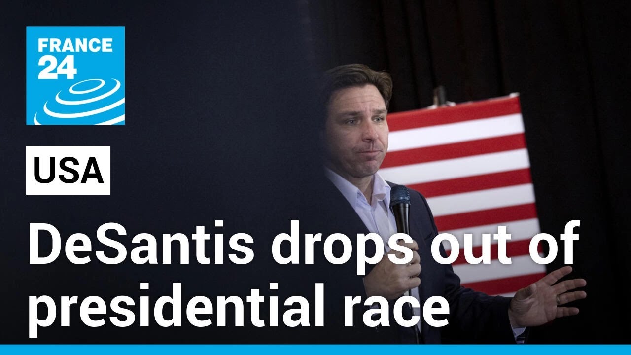 Ron DeSantis drops out of US presidential campaign, endorses Trump • FRANCE 24 English