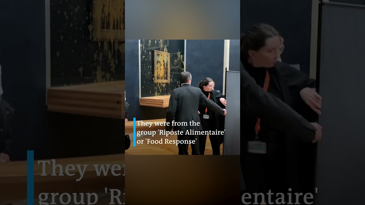 Activists throw soup at Mona Lisa in Paris | DW News