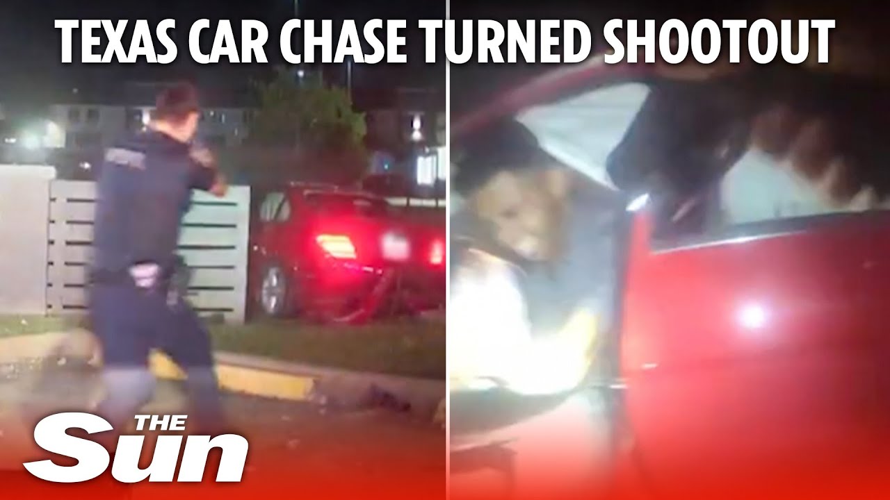 Dramatic car chase turns violent as deputy and K9 shot at by evading teen suspect
