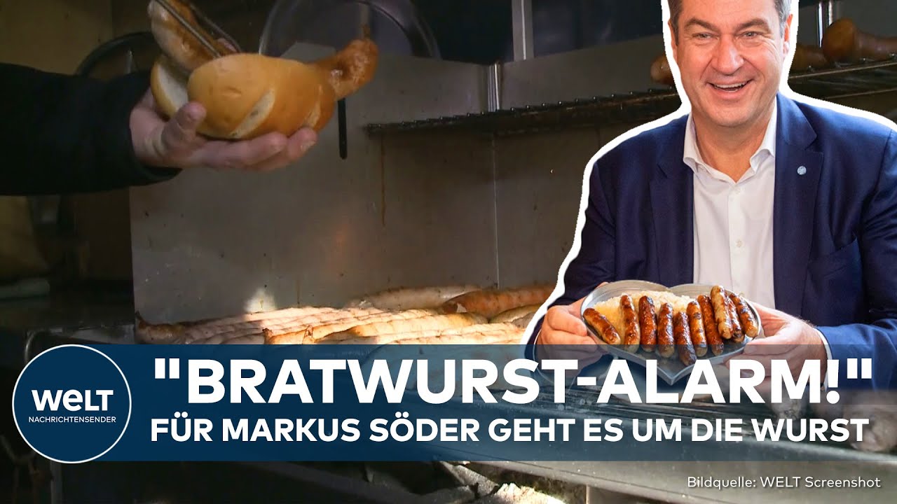 MARKUS SÖDER: "Bratwurst-Alarm"! Dieser Satz vom CSU-Chef lässt aufhorchen!