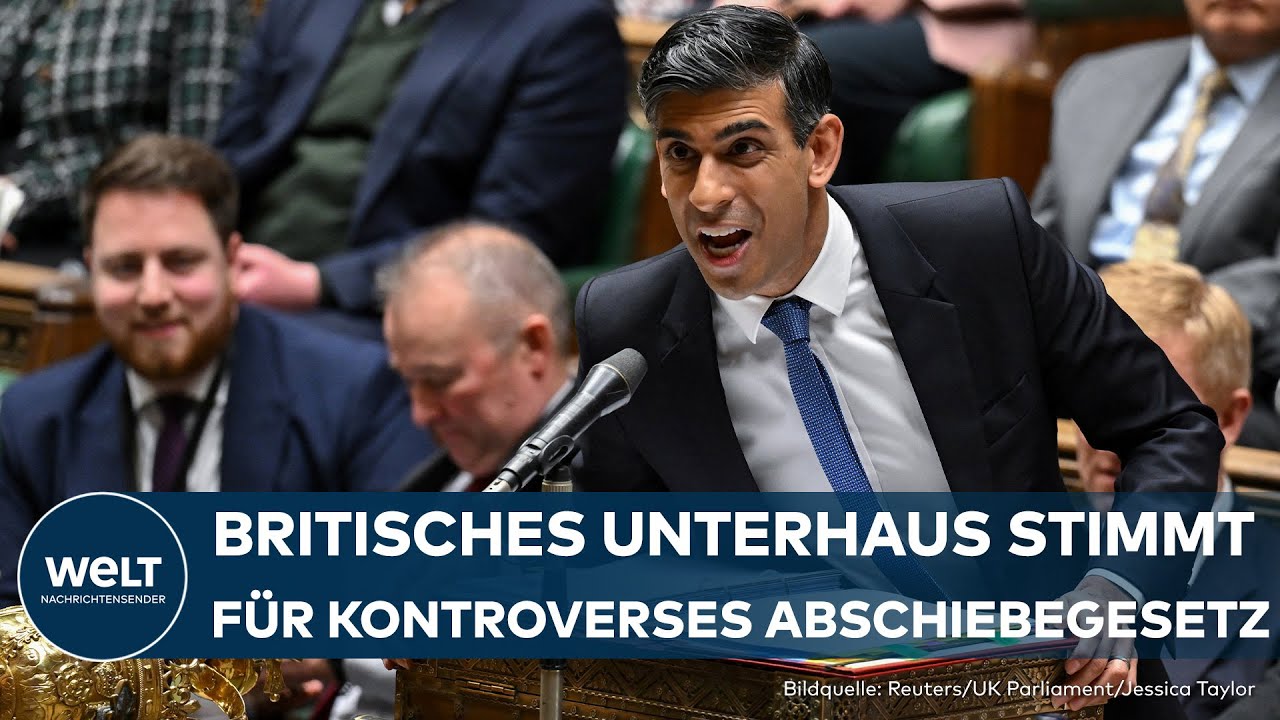 GROSSBRITANNIEN: Premierminister Sunak bringt umstrittenes Abschiebegesetz durch Unterhaus