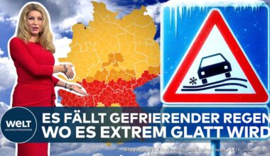 DEUTSCHLAND: Wetterchaos im Land! "Sehr sehr vorsichtig unterwegs sein!" Wo es gefährlich wird