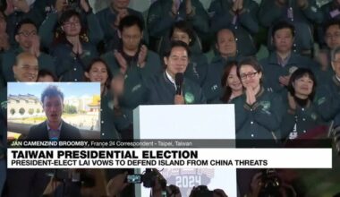Taiwan tells China to 'face reality' and respect election results • FRANCE 24 English