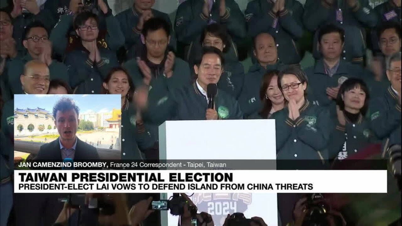 Taiwan tells China to 'face reality' and respect election results • FRANCE 24 English