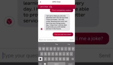 DPD chatbot swears at customer