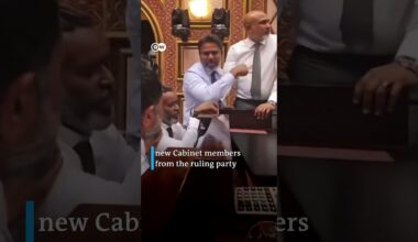 Maldives lawmakers scuffle at parliament | DW News