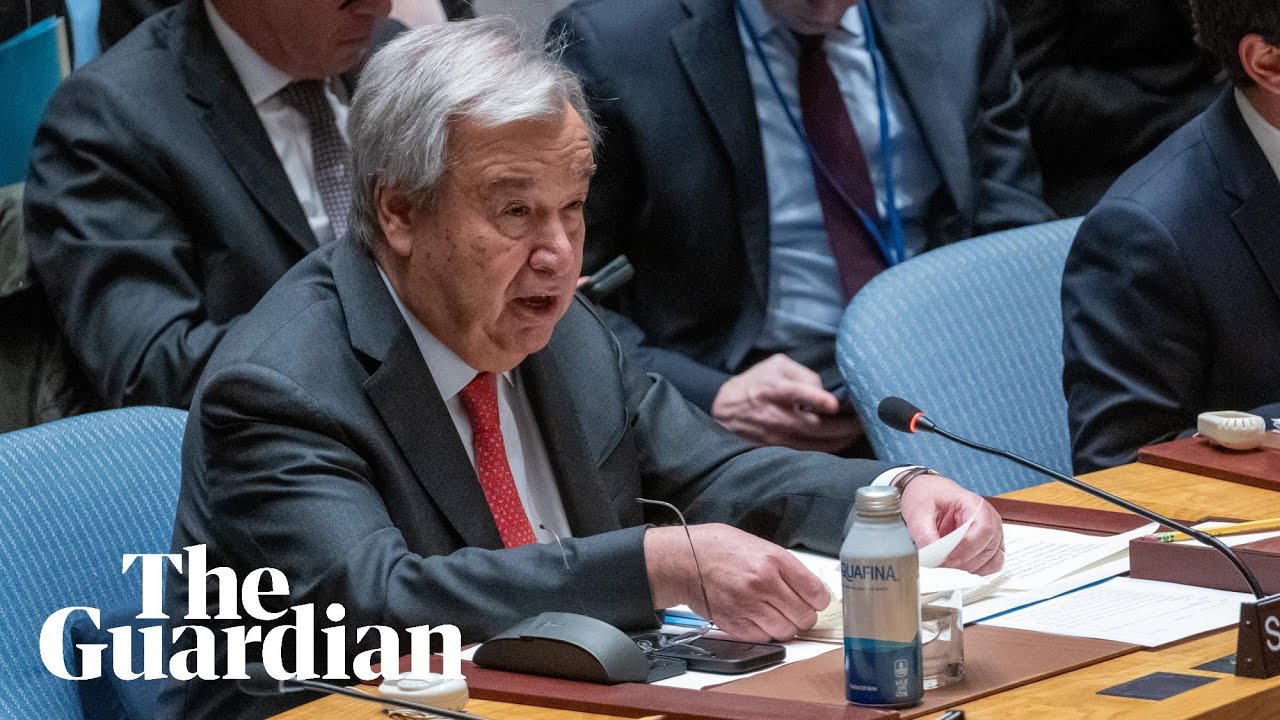 'Unacceptable' for Israel to reject two-state solution with Palestine, says UN chief