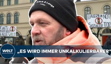 BAUERNPROTESTE: Landwirte geben nicht auf! Große Blockaden und Kundgebung in Nürnberg