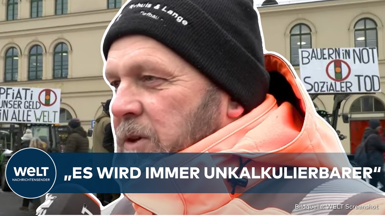 BAUERNPROTESTE: Landwirte geben nicht auf! Große Blockaden und Kundgebung in Nürnberg